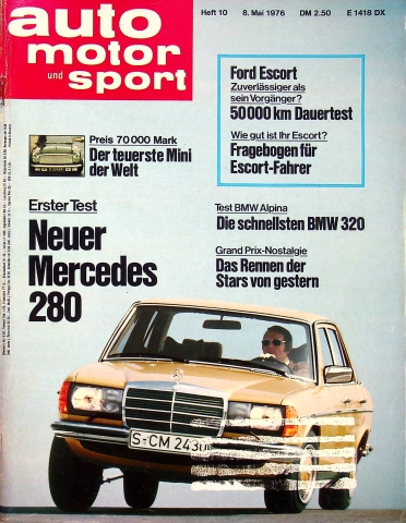 Deckblatt Auto Motor und Sport (10/1976)